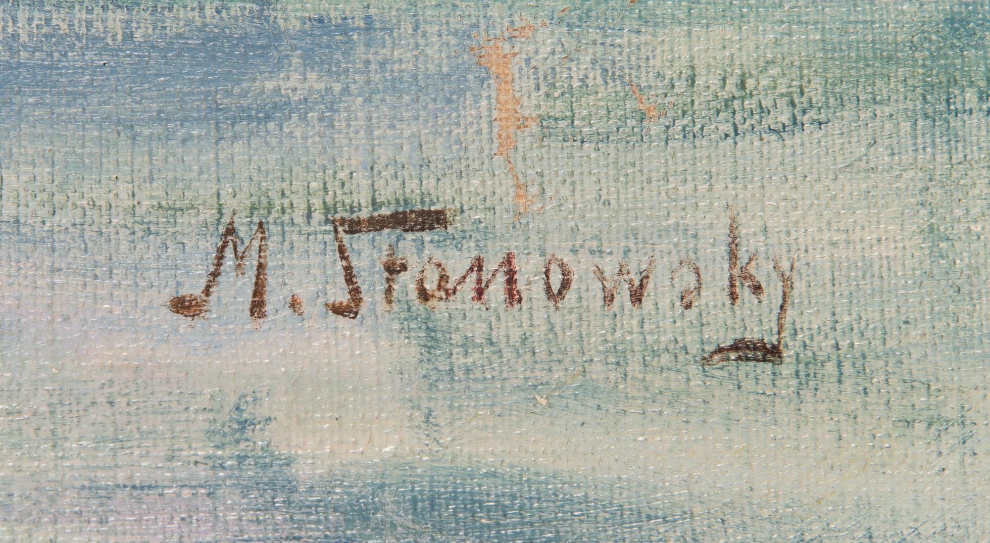 Mikael Stanowsky, oil on board, signed.