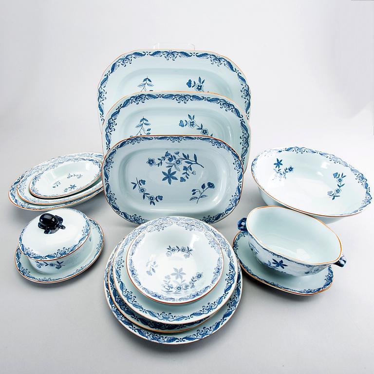 RÖRSTRAND, "Ostindia", 64 dlr, porslin, varierande tillverkningsår.