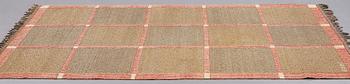 Märta Måås-Fjetterström, A CARPET, "Effsingen", flat weave, ca 250 x 156,5 cm, signed AB MMF.
