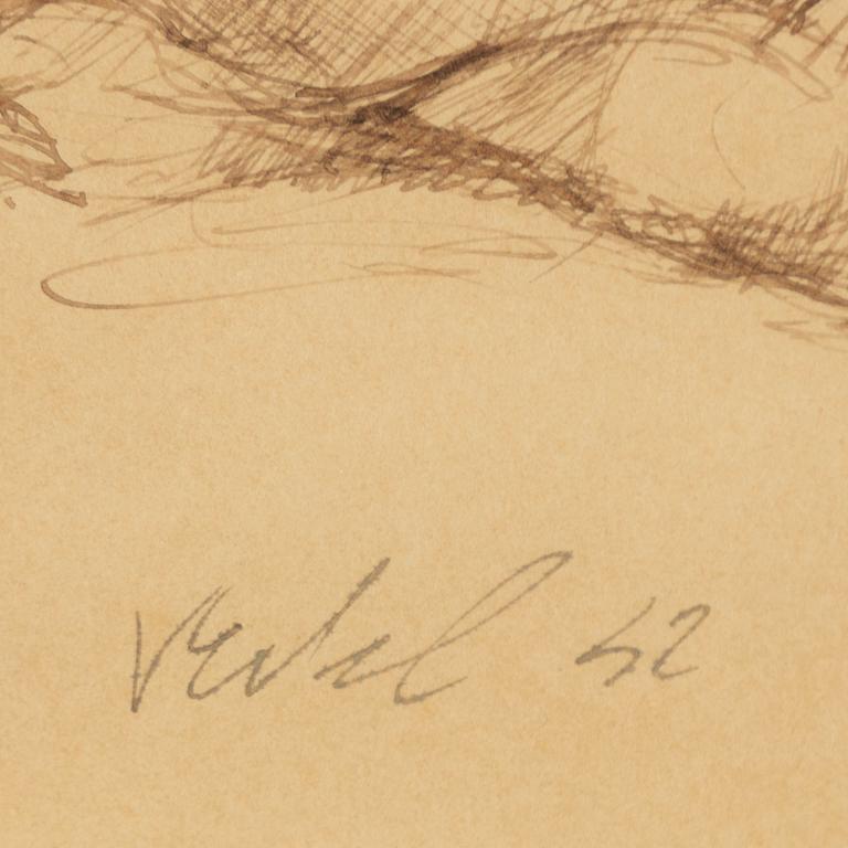 Vilma Eckl, Reclining model.