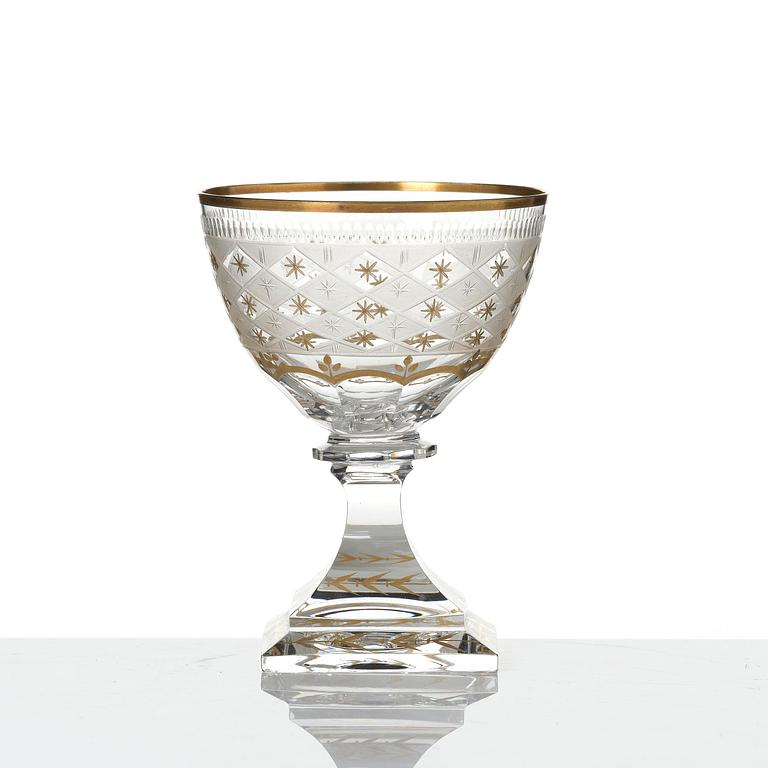 Glasservis, 72 delar, Sverige, Kosta, "Odelberg", 1900-tal.