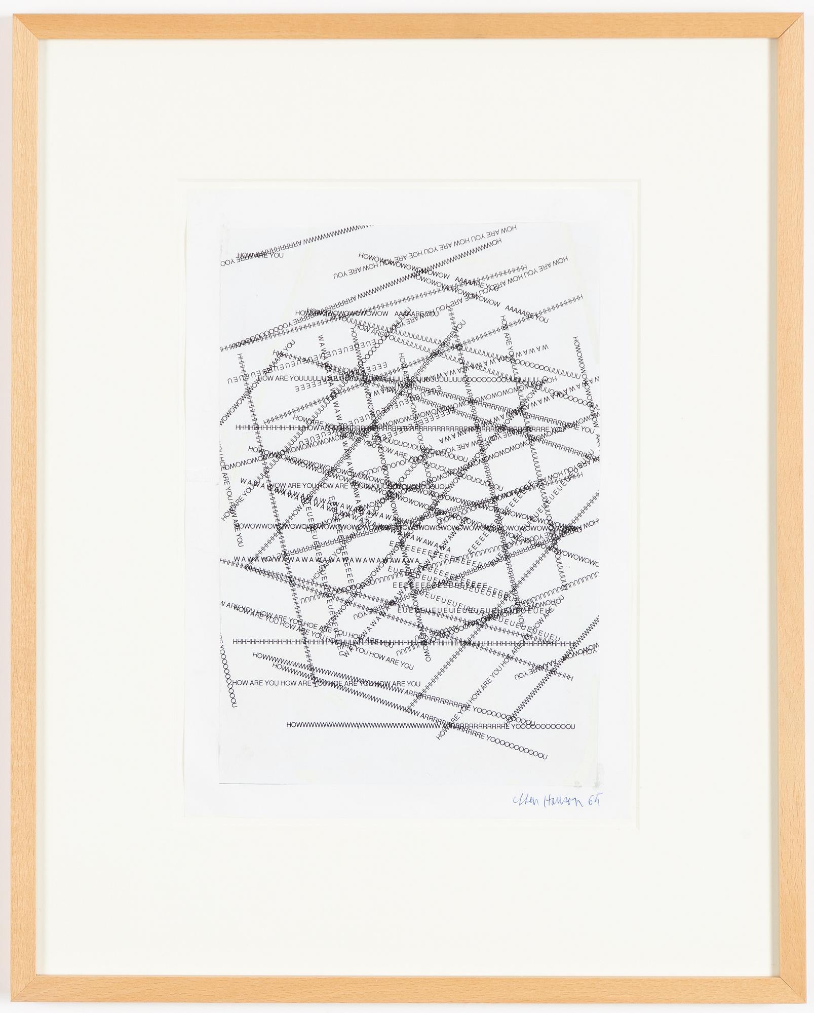 Sten Hanson, "How are you?".