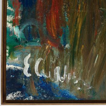 Erland Cullberg, oil on canvas, signed.