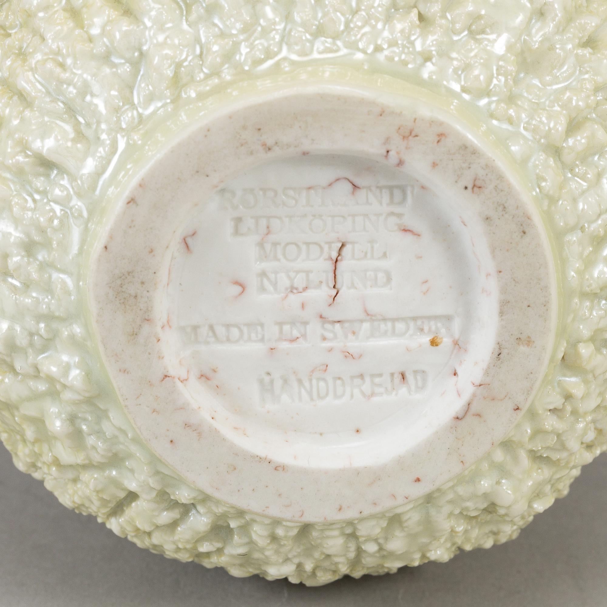 GUNNAR NYLUND, a stoneware vase, Rörstrand.