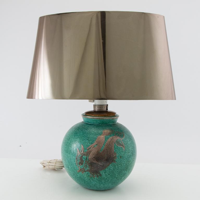 Wilhelm Kåge, bordslampa, "Argenta", Gustavsberg.