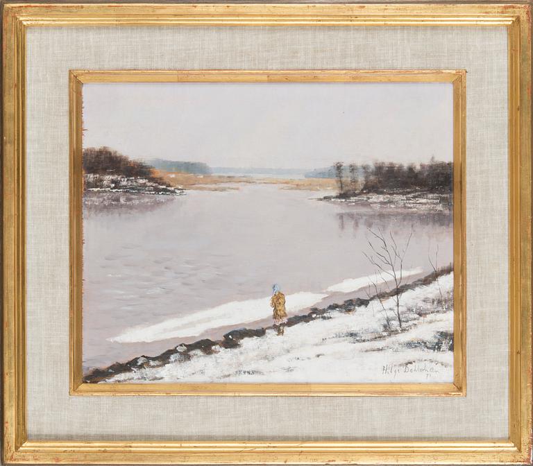 Helge Dahlman, Girl by the Water's Edge.
