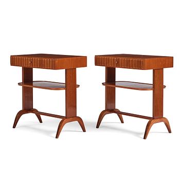 365. Nordiska Kompaniet, a pair of Swedish Modern "Anette" bedside tables, Sweden 1944.