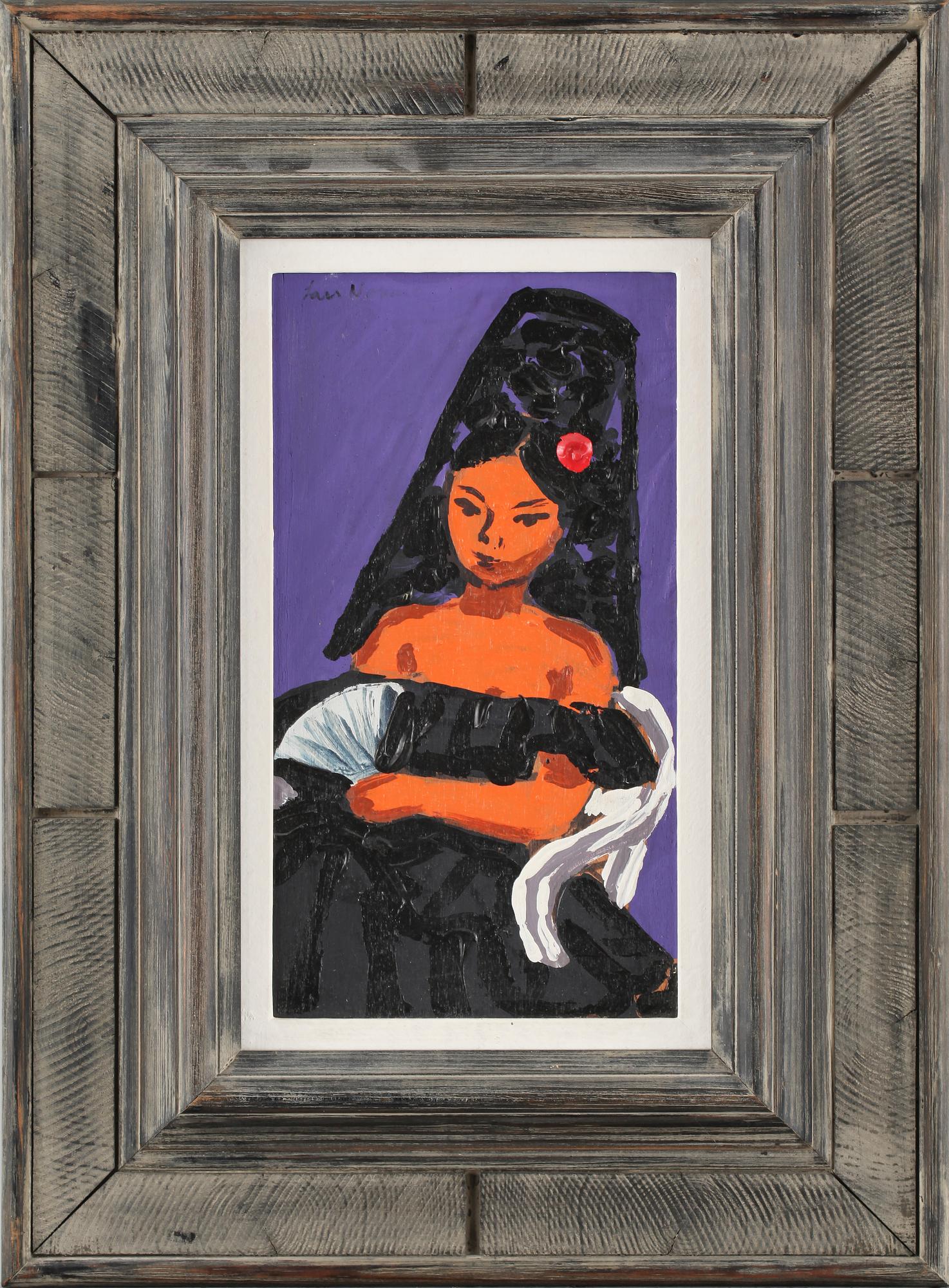 LARS NORRMAN, olja på pannå, signerad.