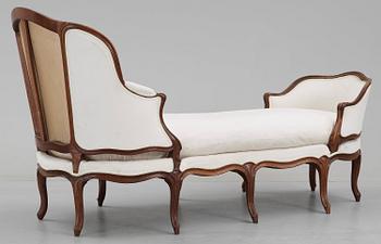 CHAISE LONGUE, rokokostil,1800-talets andra hälft.