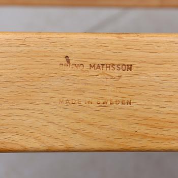 FÅTÖLJER, 1 par, "Eva hög", Bruno Mathsson, för Firma Karl Mathsson, Värnamo, 1900-talets andra hälft.