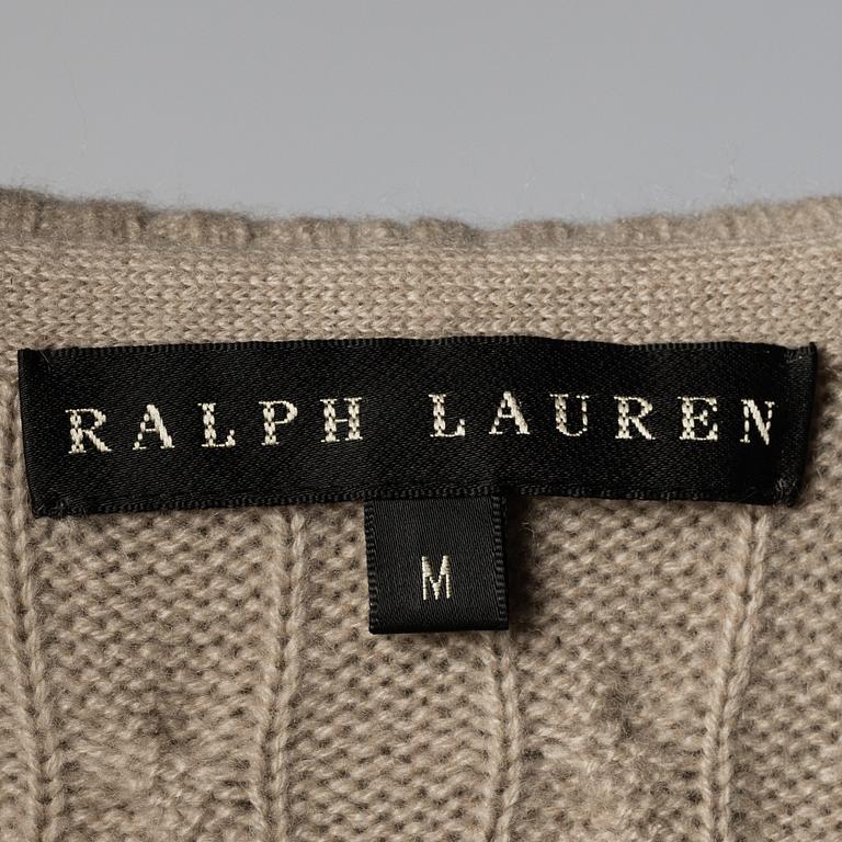 Three sweaters by Ralph Lauren.