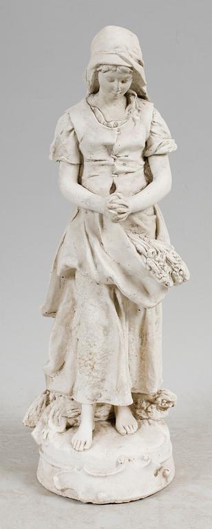 TRÄDGÅRDSSTATY, stenmassa, 1900-tal.