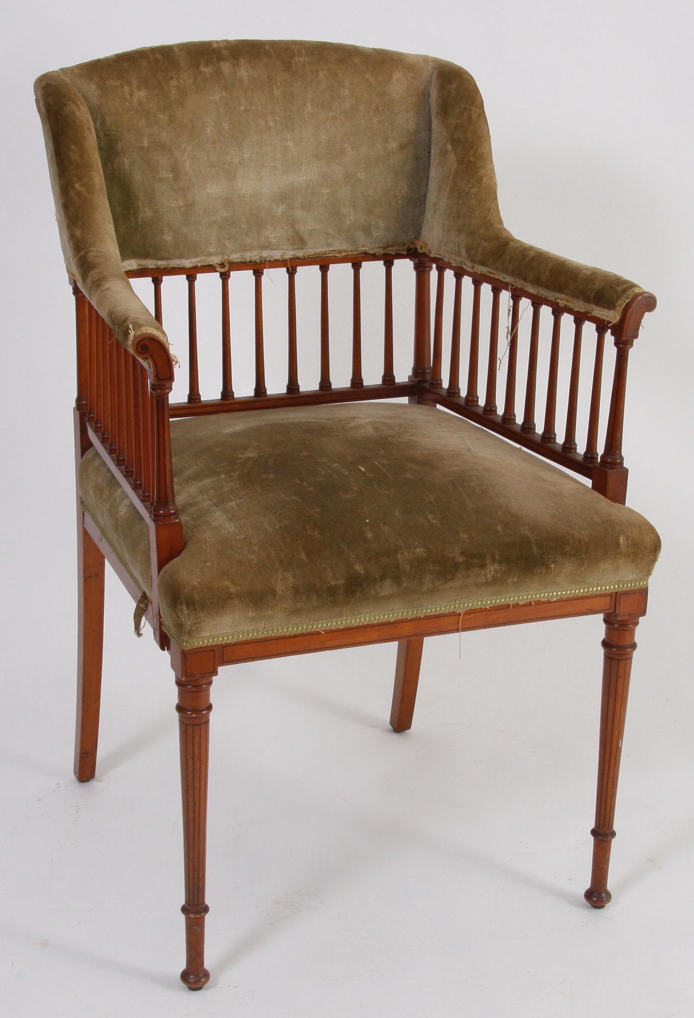 KARMSTOL, mahogny, England.