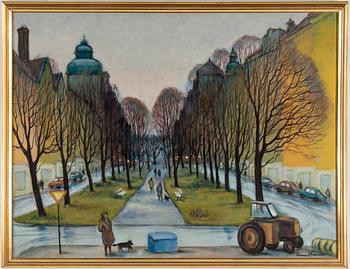 Gunnar Stålbrand, oil on panel, signed.