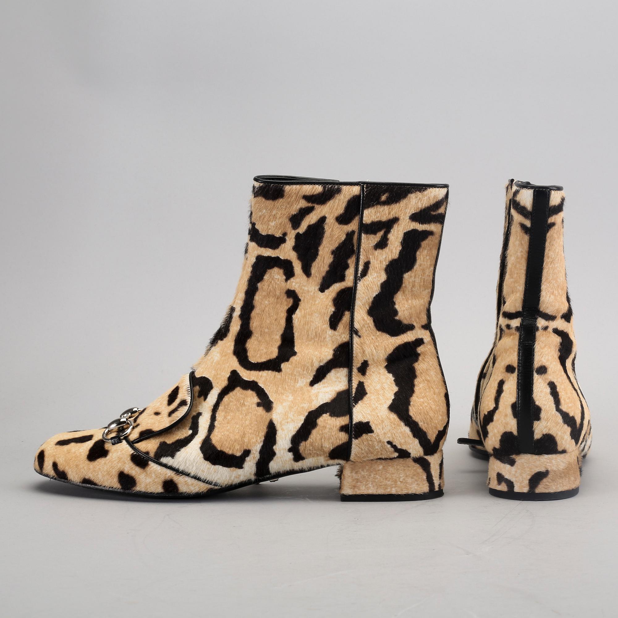 Gucci, Stövletter, "leopard".