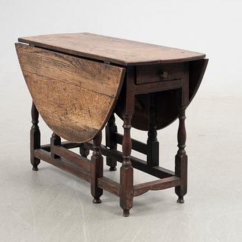 Klaffbord med låda, England, 1800-talets början.