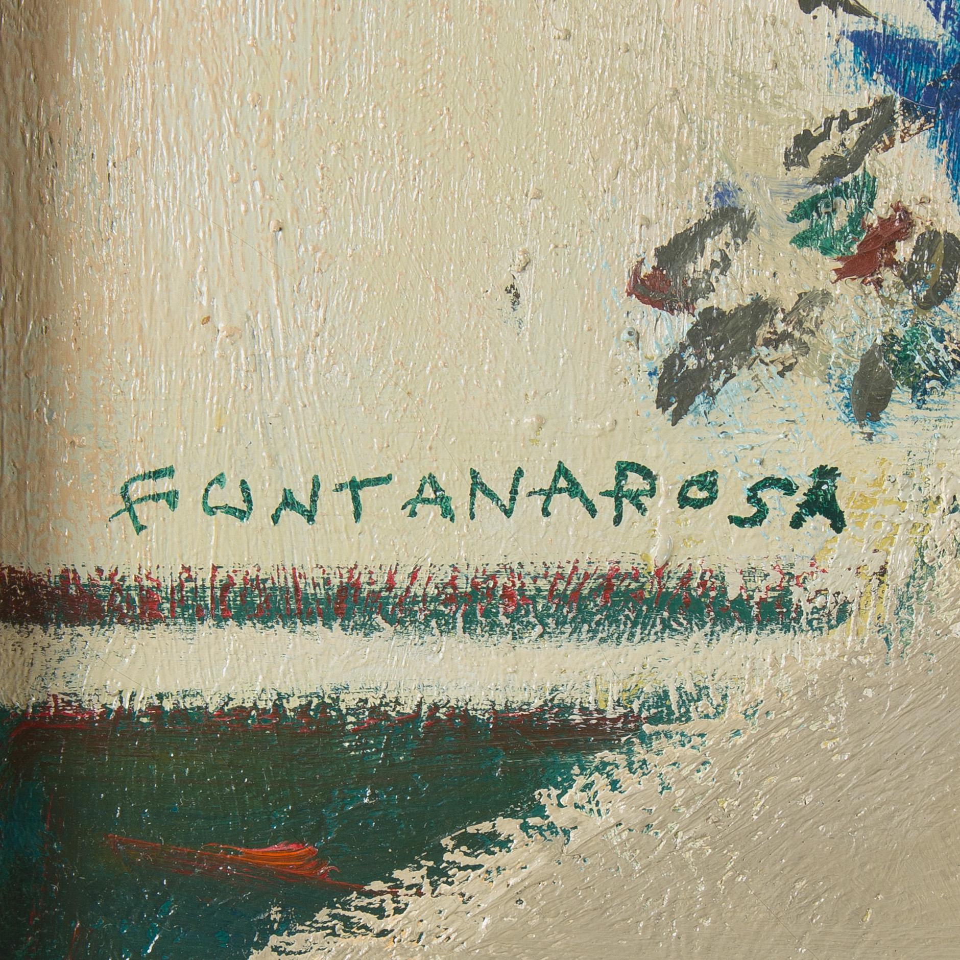 LUCIEN JOSEPH FONTANAROSA, oil on canvas, signed.