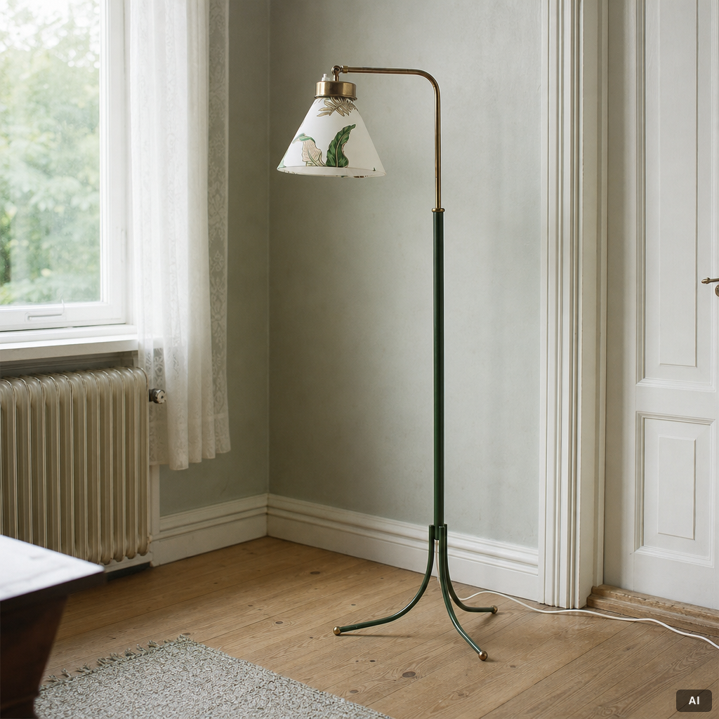 Josef Frank, A floor lamp, model 1842, Firma Svenskt Tenn.