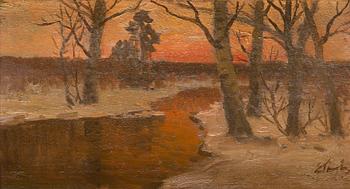 Eugen Taube, Winter twilight.