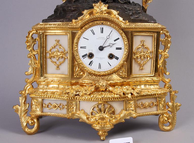 BORDSPENDYL, Caudron, Paris. 1800-talets andra hälft.