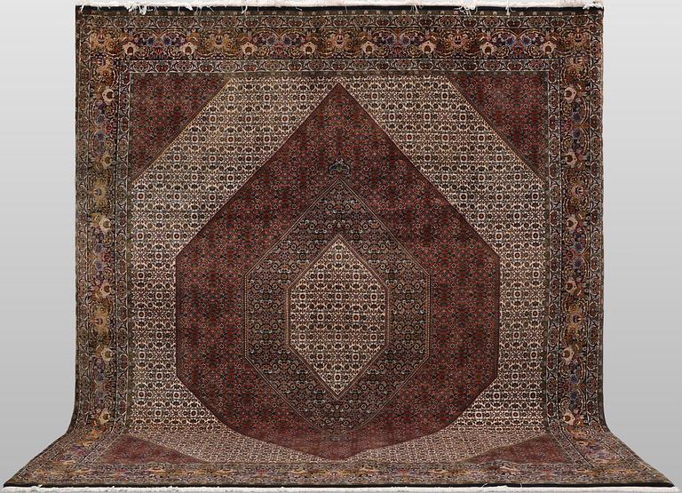 A Bidjar so-called Takab carpet, 348 x 305 cm.