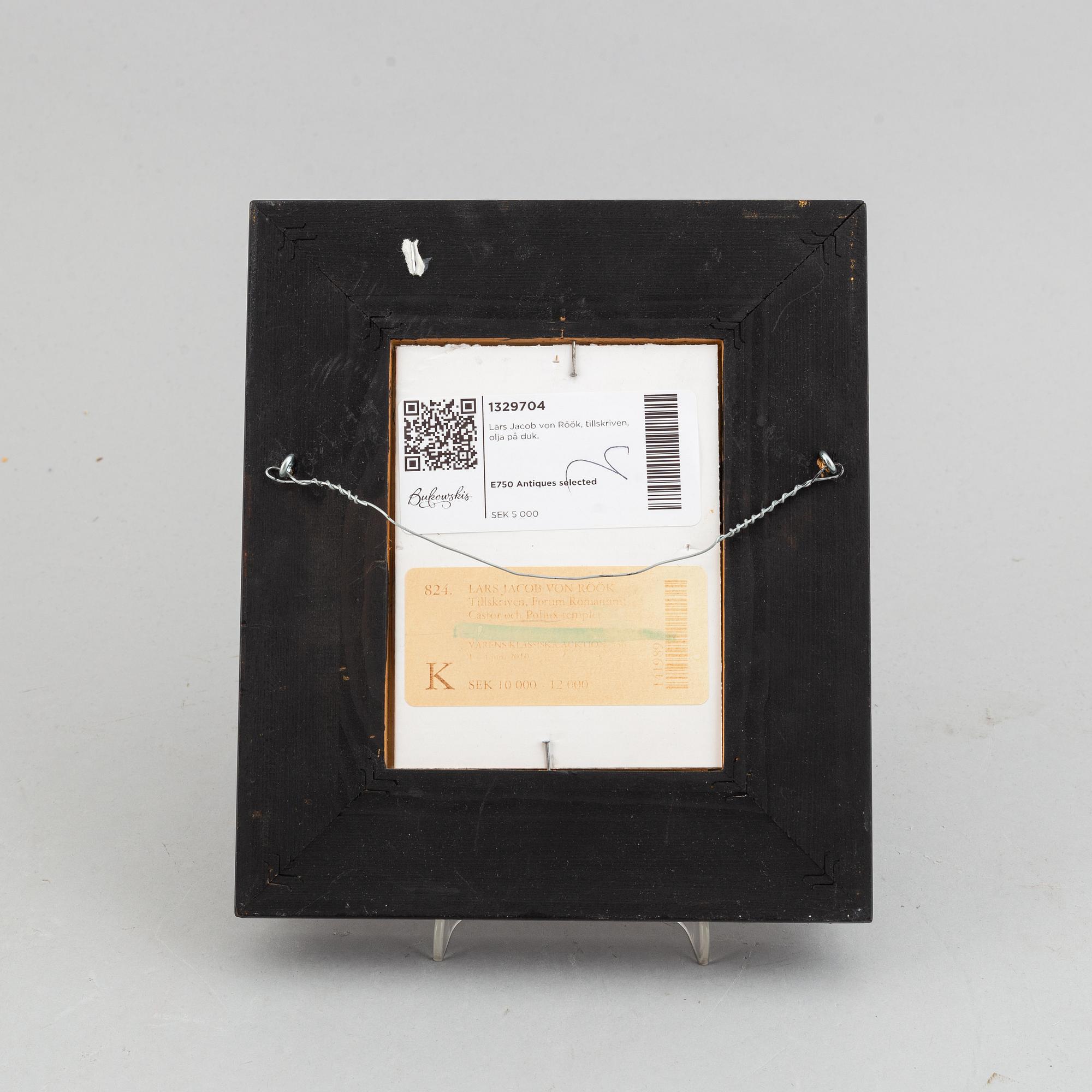 Lars Jacob von Röök, tillskriven, olja på duk.