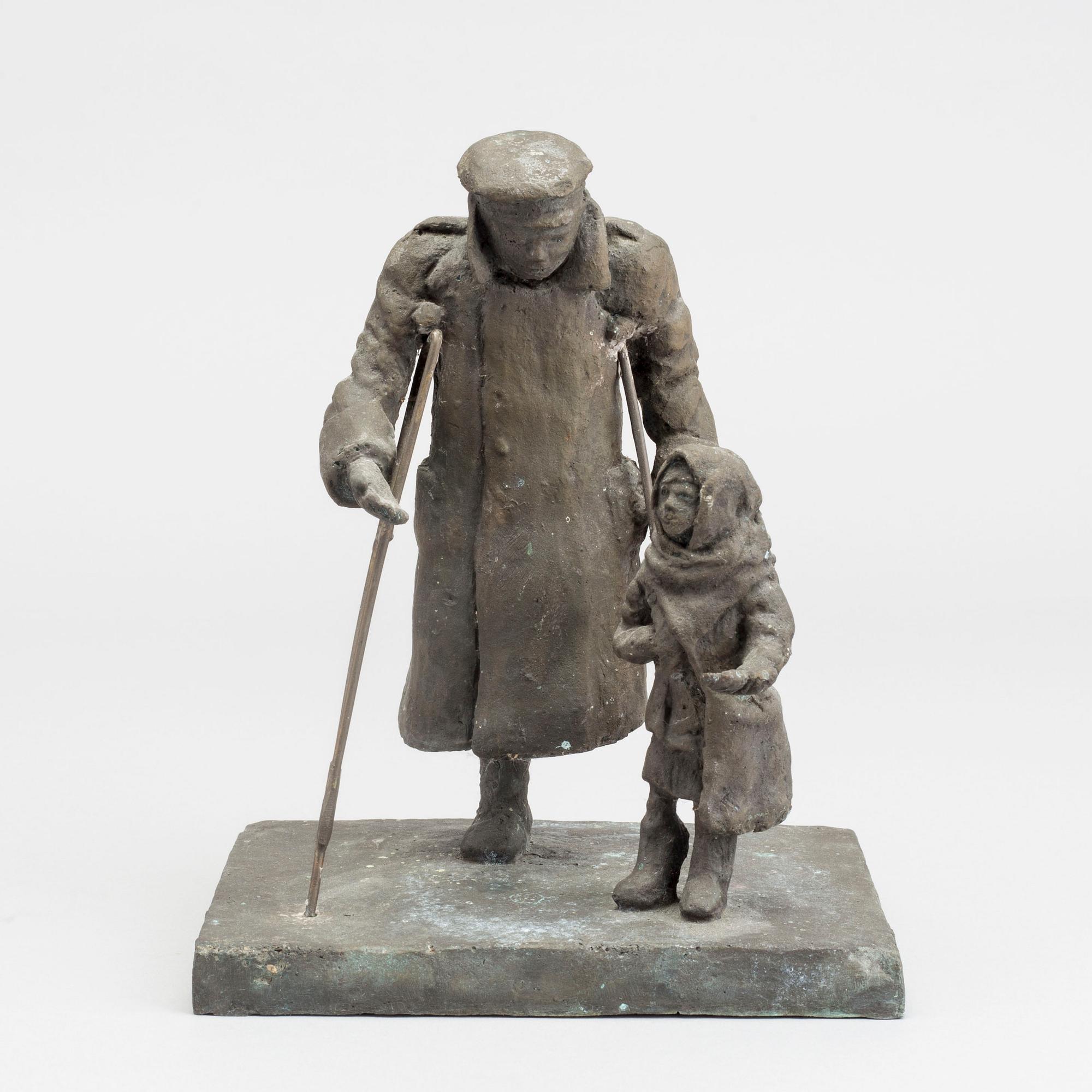 EINO HANSKI, skulptur, brons, osignerad.