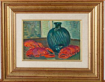 ARVO MAKKONEN, olja på pannå, signerad och daterad -46.