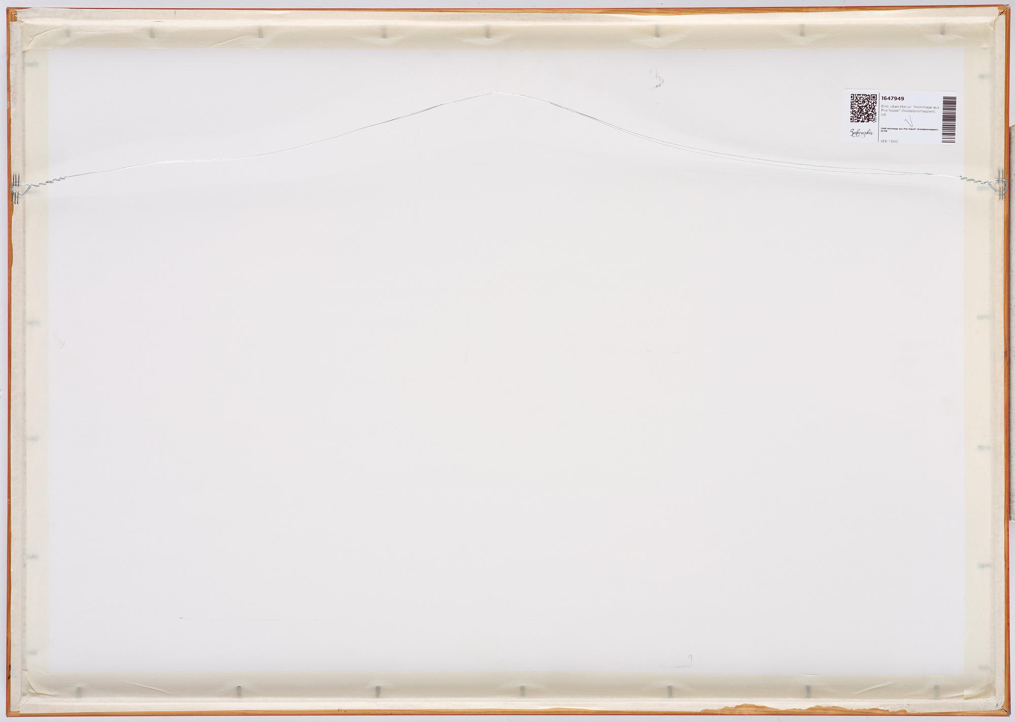 Erró, Utan titel ur: "Hommage aux Prix Nobel" (Nobelprismappen).