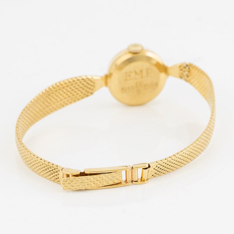 Tissot, armbandsur, 18K guld, 17 mm.