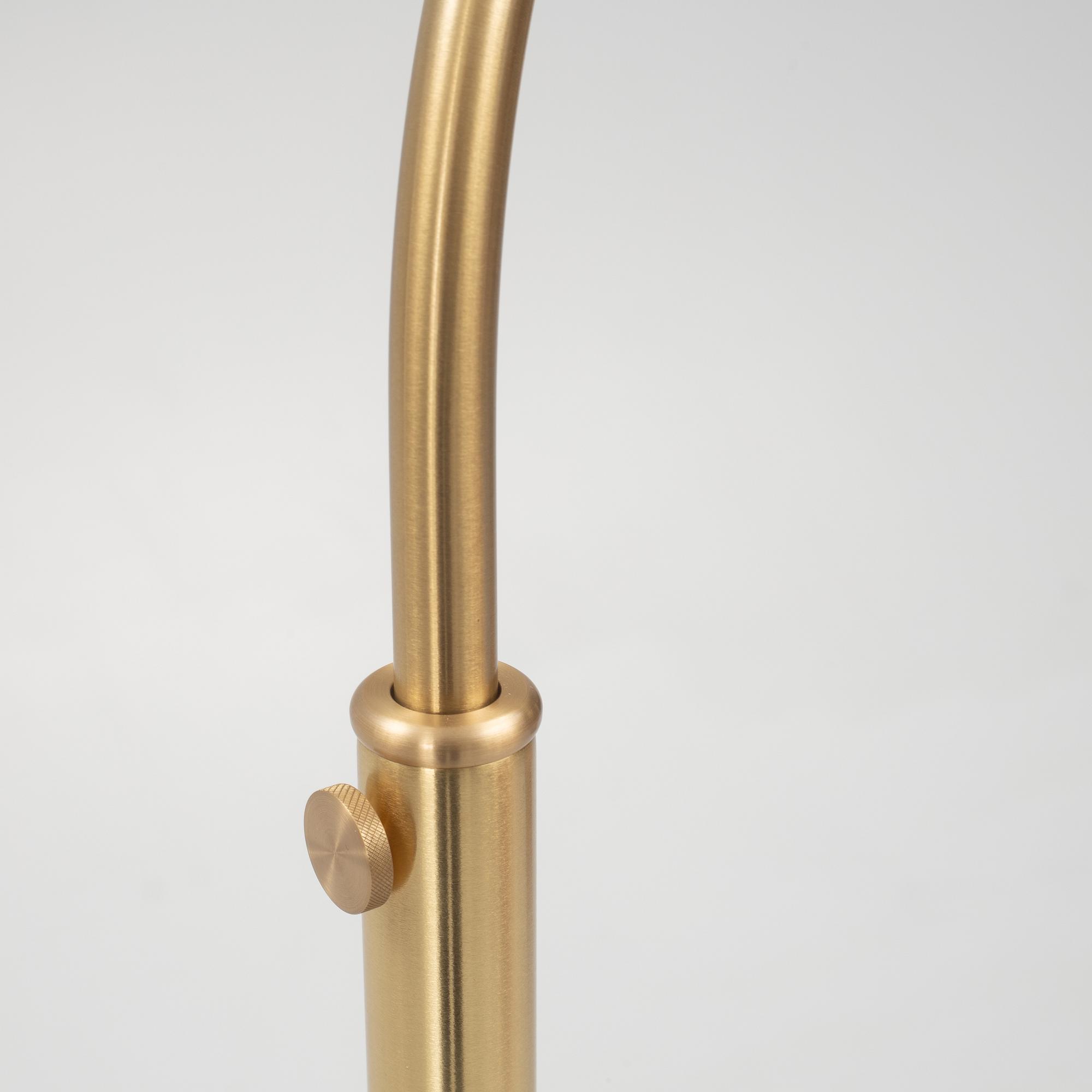 Josef Frank, a model 2368 brass floor lamp, Svenskt Tenn, Sweden, 21st Century.