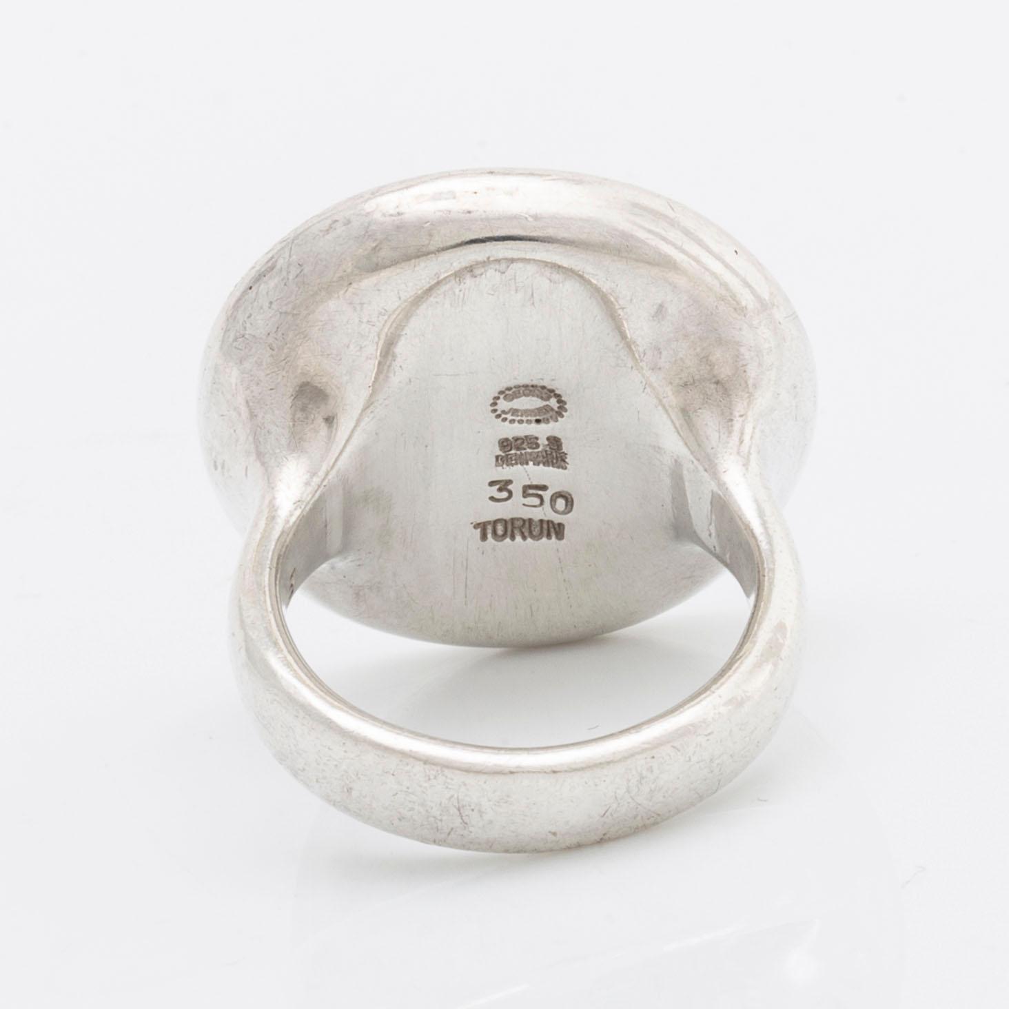 Georg Jensen ring sterling silver, design Torun Bülow-Hübe nr 350.