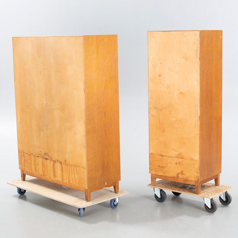 Two mid 20th century file cabinets.