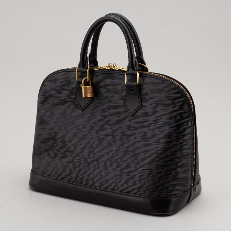 Louis Vuitton, a black Epi 'Alma' handbag, 1996.