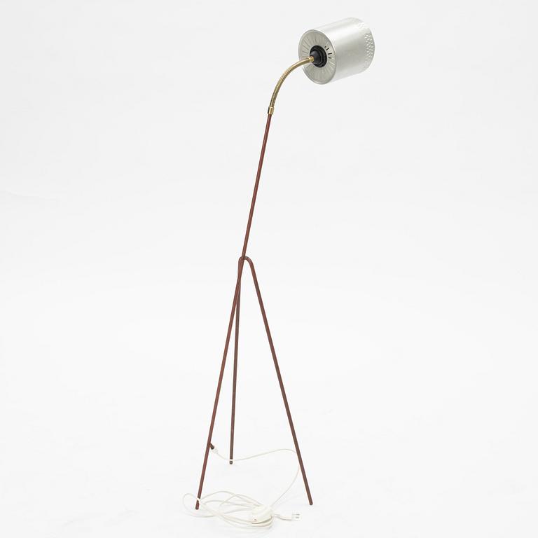 A Swedish floor lamp, mid 20th century.