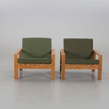 SVANTE SKOGH, A PAIR OF EASY CHAIRS BY ENGENS MÖBELFABRIK ÖRKELJUNGA 1960'S.