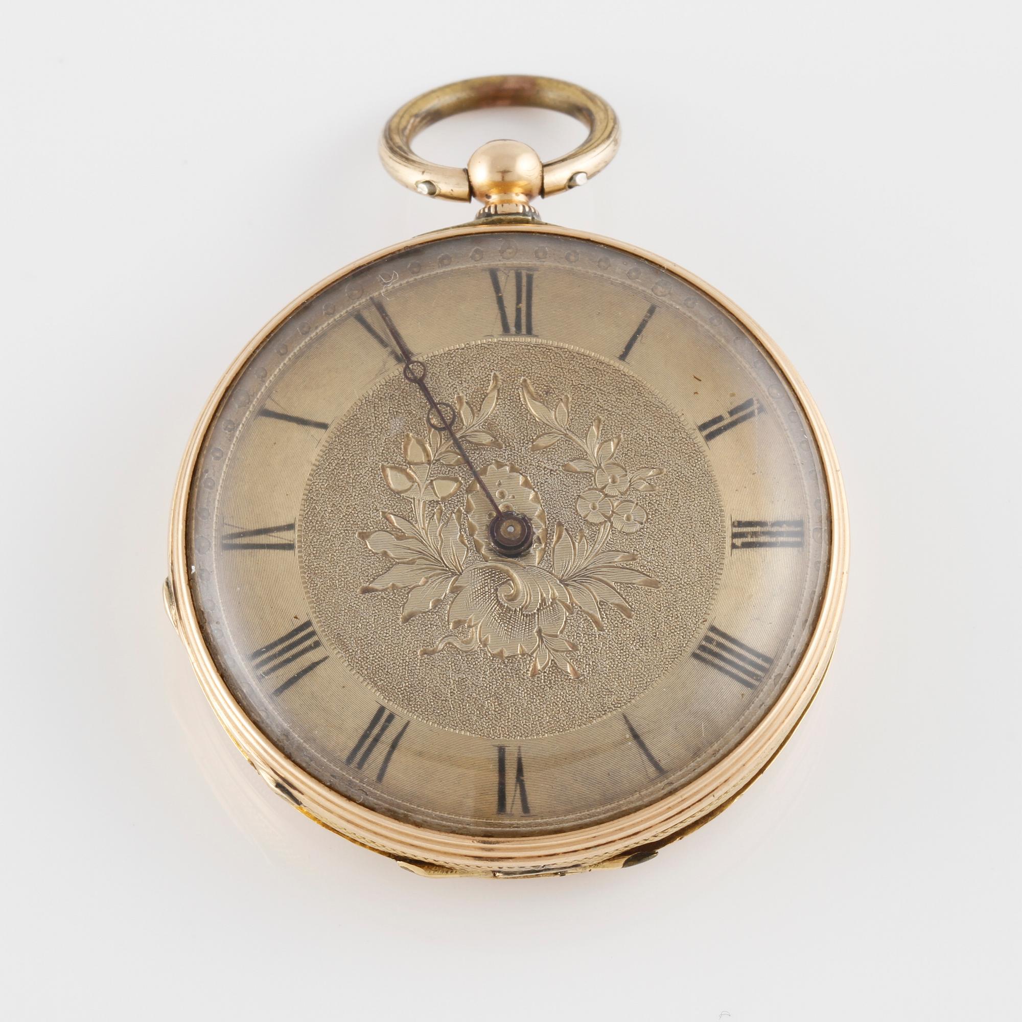 FICKUR, delvis 18 K guld, 1900-talets första hälft.