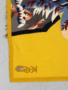 Jean Lurçat, A tapestry, "En Mansour", tapestry weave, ca 128 x 81 cm, signed Lurçat.