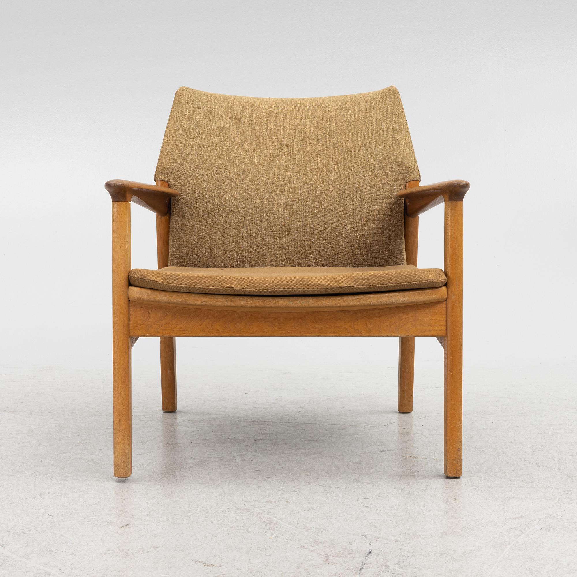Hans Olsen, fåtölj, "9015", Gärsnäs, omkring 1960.