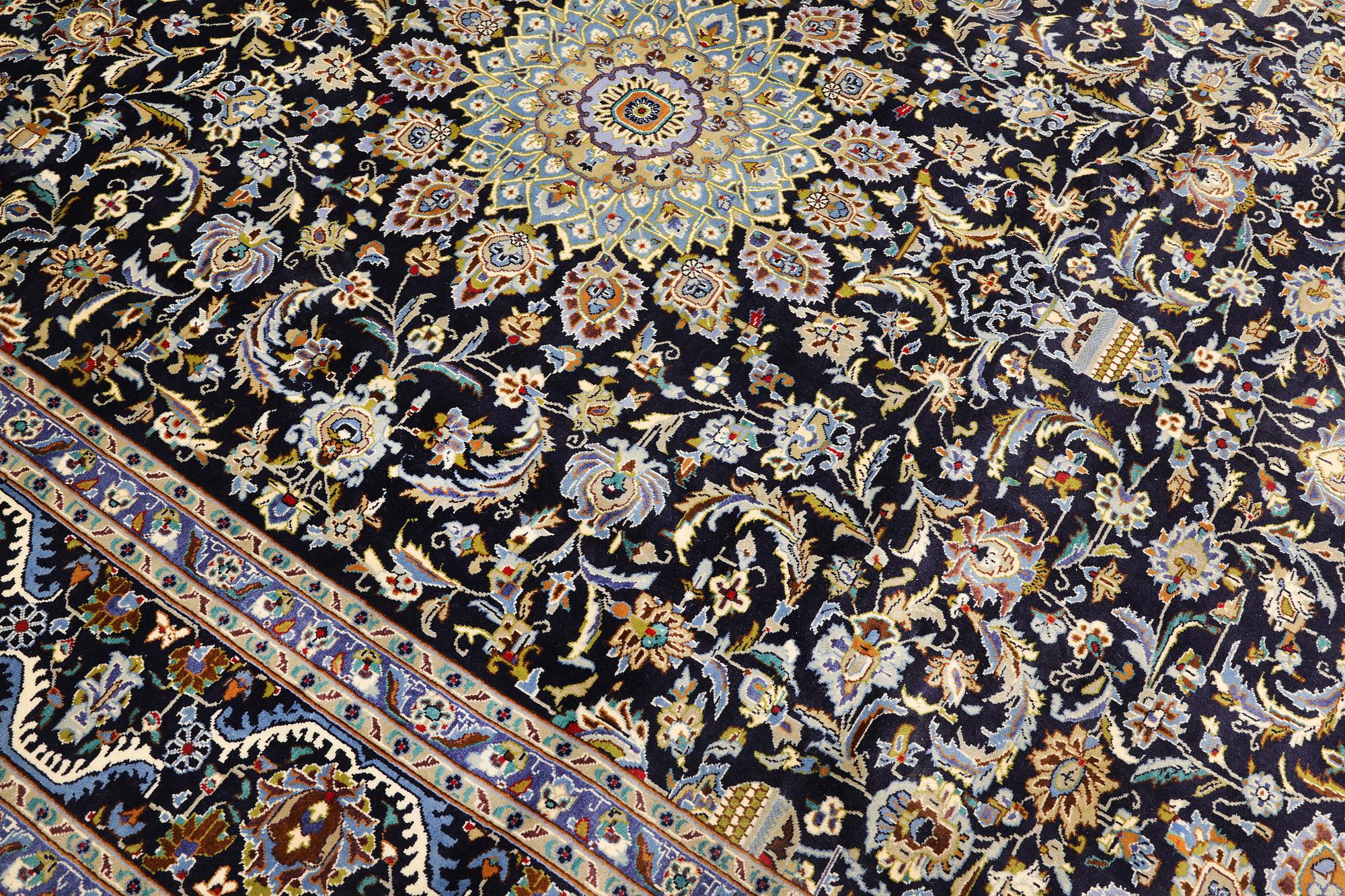 A Kashmar carpet, approx. 335 x 248 cm.