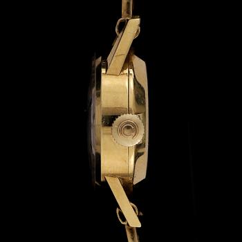 DAMARMBANDSUR, guld 18K, Certina, 1900-talets andra hälft. Tot vikt ca 22 gram.