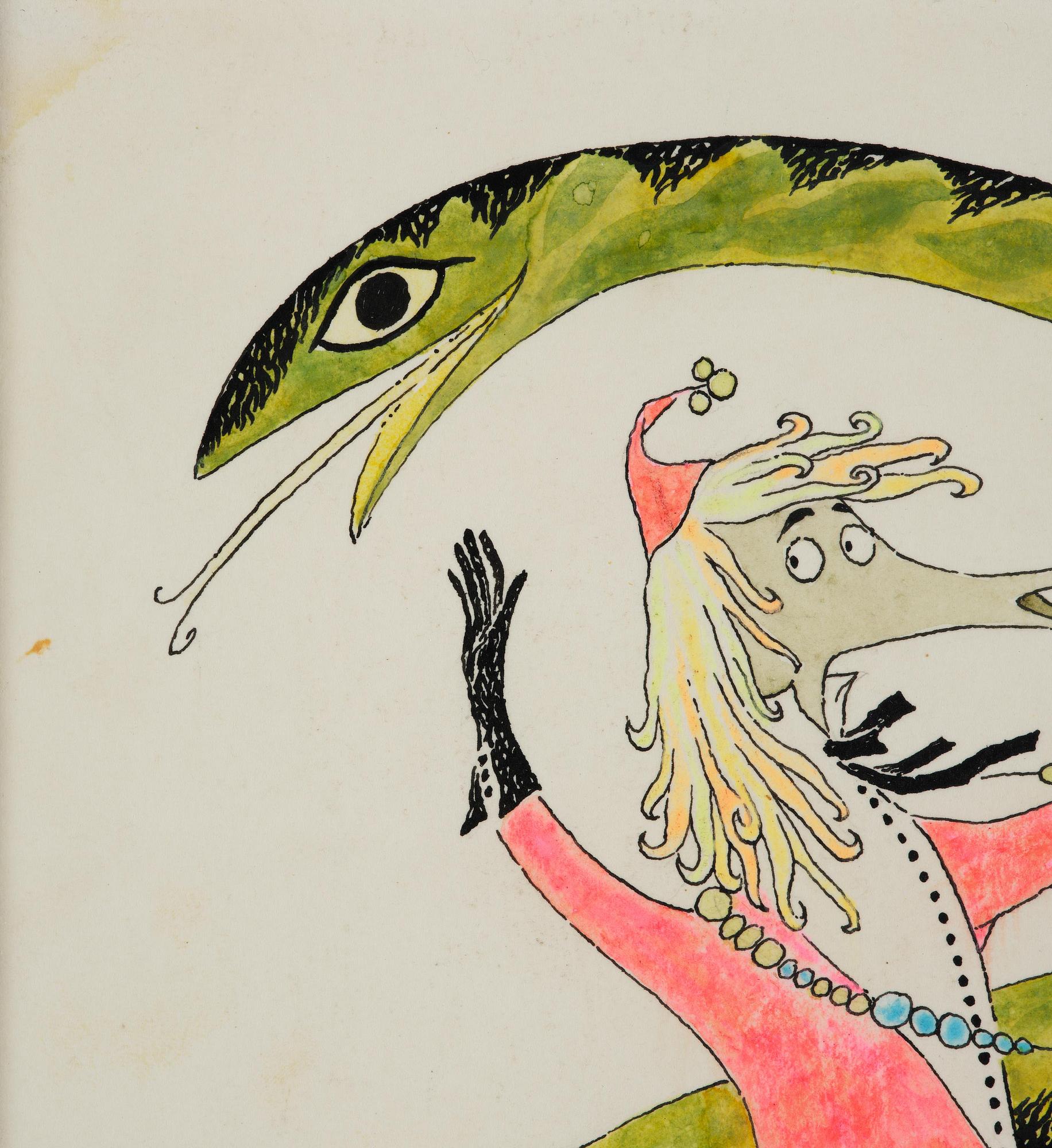 Tove Jansson, Fillyjonk with a snake.