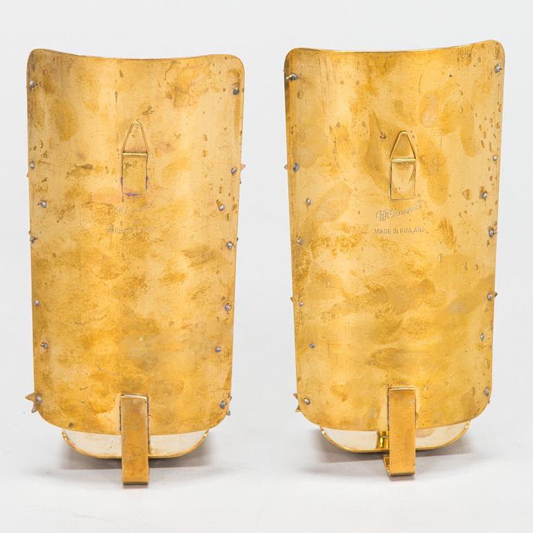 Veikko Huotari, a pair of mid-20th-century wall sconces.