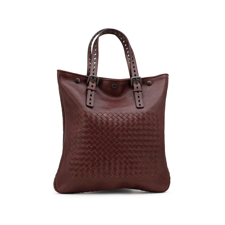 BOTTEGA VENETA, a leather handbag in the colour "Tryffel.