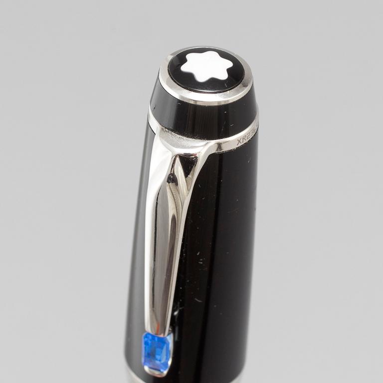 A Montblanc 'Bohème Bleu' ballpoint pen.