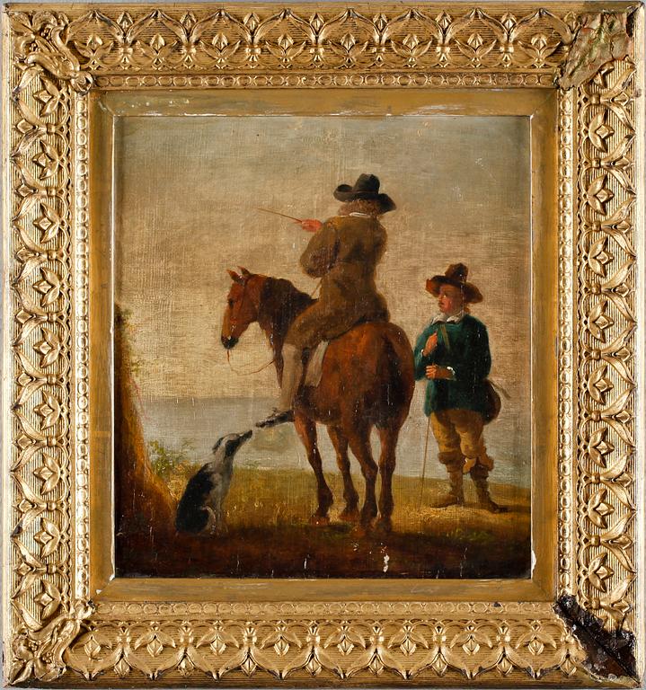 OKÄND KONSTNÄR, olja på duk, 1700-tal.