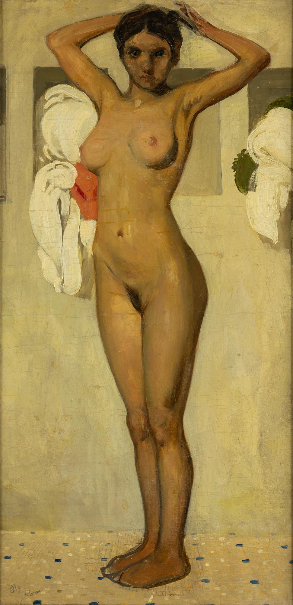 OLLE HJORTZBERG, olja på duk, signerad.