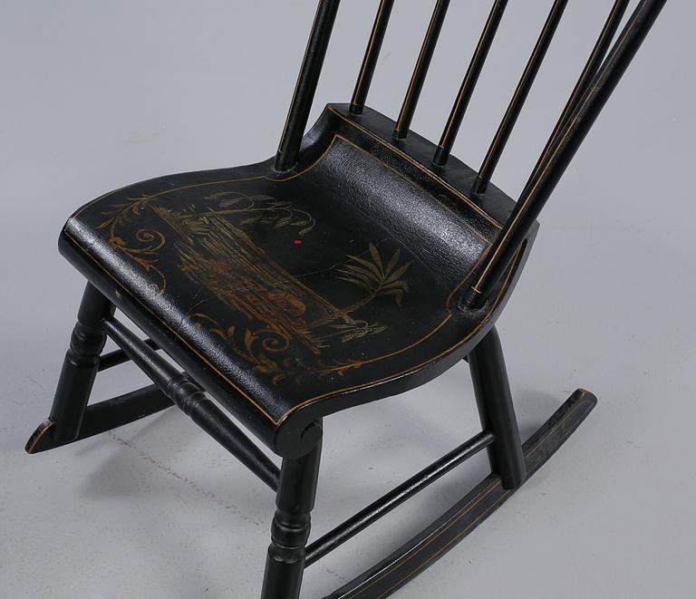 BARNGUNGSTOL, 1800-tal.