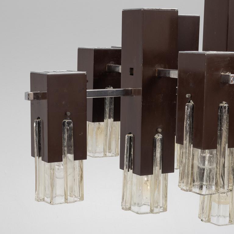 Gaetano Sciolari, a ceiling lamp, 1960s/70s.