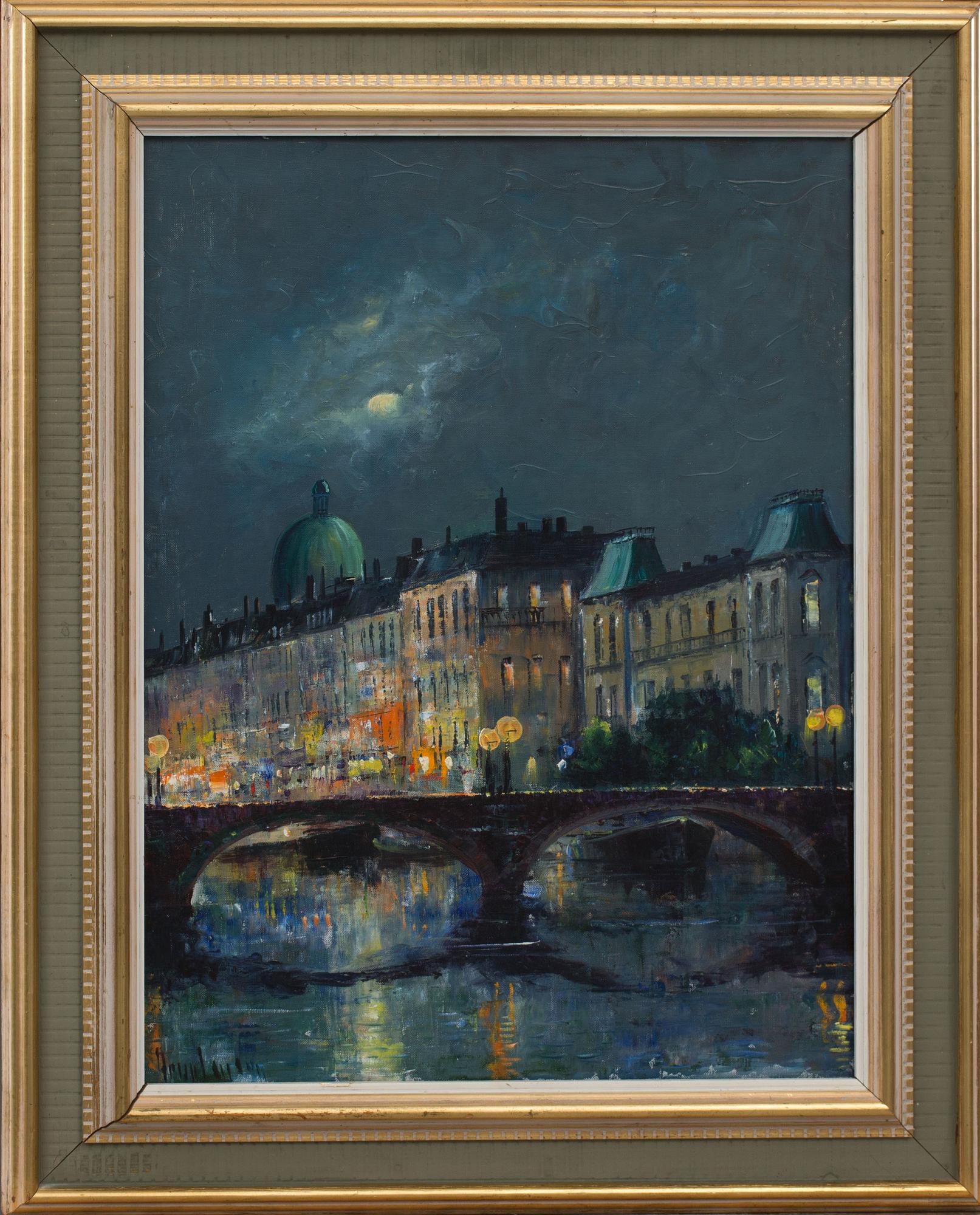 ARUP JENSEN, olja på duk, signerad.